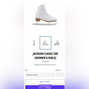 JACKSON CLASSIC 200 FIGURE SKATES